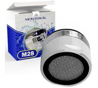 Mousseur Robinet Economie D'eau Fileté M28 Laiton Chrome - Garantie 10 Ans | MONTERAL