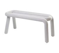 Moustache - Banc rembourré Gris