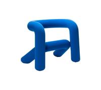 Moustache - Fauteuil rembourré Bleu