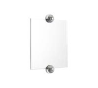 Moustache - Miroir mural Argent