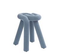 Moustache - Tabouret rembourré Bleu