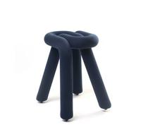 Moustache - Tabouret rembourré Bleu