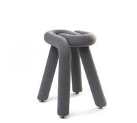 Moustache - Tabouret rembourré Gris