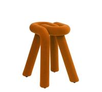 Moustache - Tabouret rembourré Marron