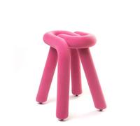 Moustache - Tabouret rembourré Rose