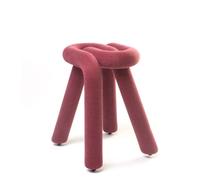 Moustache - Tabouret rembourré Rouge
