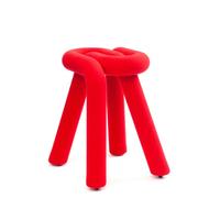 Moustache - Tabouret rembourré Rouge
