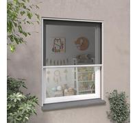 MOUSTIKIT Moustiquaire Enroulable ALU Toile Anti-Pollen Fenêtre - H 160 cm x L 150 cm - Blanc