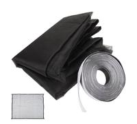 Moustiquaire Adhésive pour Fenêtre de Maison, Nylon Noir, Amovible | Maille Respirante, Nettoyage Facile, Protection, Usage Standard, Pose Autocollante, Format Maison