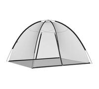 Moustiquaire anti-mouches/Anti Insectes - mongole avec portes 220 maille noir 200x180x135 cm@1658032@