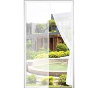 Moustiquaire automatique pour porte-fenêtre - Protège des insectes - 90 x 230 cm - Blanc