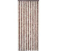 Moustiquaire Beige et marron clair 90x200 cm Chenille