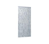 vidaXL Rideau moustiquaire chenille 100x220 cm blanc et gris