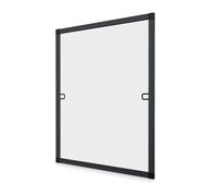 Moustiquaire Cadre Fixe - AVOSDIM - Cadre recoupable 130 x 150 cm - Toile polyester - Gris anthracite - Compatible volet roulant