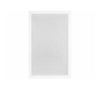 Moustiquaire de Fenêtre 70 x 120 cm - Anti-Insectes, Facile à Installer - Cadre Aluminium Blanc - Toile Grise
