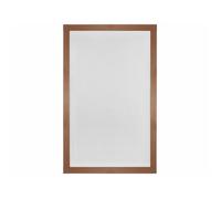 Moustiquaire de Fenêtre 70 x 70 cm - Anti-Insectes, Facile à Installer - Cadre Aluminium Chêne doré - Toile Grise
