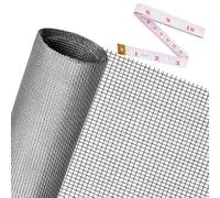 Moustiquaire de fenêtre de rechange, 150 x 279 cm, en maille durable pour porte de patio, porche, fenêtre, kit de réparation réglable en fibre de verre, filet coulissant, rouleau de filet pour animaux