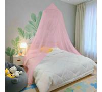Moustiquaire de lit - Filet anti-moustiques - Rose - 0,60 x 2,5 x 12 m - Pour chambre d'enfant et jardin