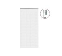 vidaXL Rideau de porte en chaîne 100x200 cm aluminium