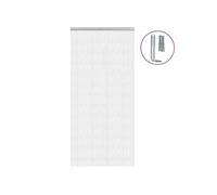 vidaXL Rideau de porte en chaînes 100x226 cm aluminium