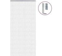 vidaXL Rideau de porte en chaînes 100 x 226 cm aluminium