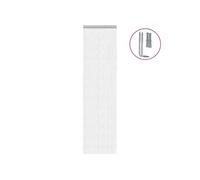 vidaXL Moustiquaire de porte en chaînes 56x202 cm aluminium