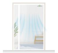 Moustiquaire de porte magnétique - SCREEN DOOR - SCREEN DOOR - 140 x 220 cm - Fermeture magnétique - Fixation scratch