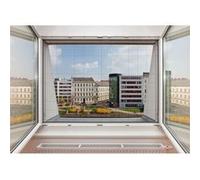 Moustiquaire découpable pour fenêtre 150x130 cm - - ALTOBUY Blanc