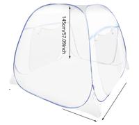 Moustiquaire, design portable, pour l'intérieur et l'extérieur, bleu