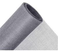 Moustiquaire en Fibre de Verre pour Porte et Fenêtre, Maille Anti-Moustique de Couleur Gris. (100 x 400 cm)