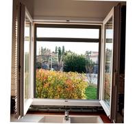 Moustiquaire enrouleur de fenêtre aluminium 80 x 130 cm