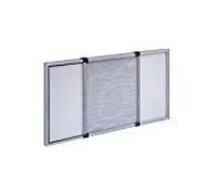 Moustiquaire extensible en aluminium (75 x 100/192 cm. - Cadre gris)