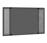 Moustiquaire extensible pour fenêtres Anthracite (75 143)x50 cm Noir G