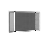 Moustiquaire extensible pour fenêtres Blanc (75 143)x50 cm