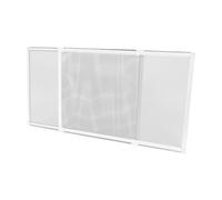 Moustiquaire Extensible pour Volet Roulant - Aluminium Blanc - Entre 750 et 1400 mm