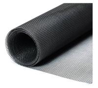 Moustiquaire Fenêtre 120 x 250 cm,Recoupable, Moustiquaire Fibre de Verre Rouleau pour porte et fenêtre Indéchirable et Durable Noir