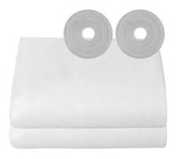Moustiquaire Fenetre 2 Paquets 150x200cm Toile Moustiquaire pour Fentre Adhesif Ajustable Filet cran Insecte (Blanche)