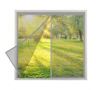 Moustiquaire Fenetre Gris 94x140cm Protection Contre Poussiere Petits Insectes Et Moustiques Pour Cadre De Fenetre Standard Et De Maison