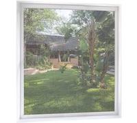 Moustiquaire Fenêtre Sans Perçage 150x180cm Découpable à la Dimension Souhaitée, Filet Anti Moustique Fenêtre avec Bande Adhésive, Toile Moustiquaire Anti Insecte Auto Agrippante G