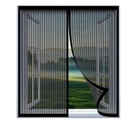 Moustiquaire Fenêtre Sans Perçage 70 x 40 cm Installation Facile Sans Percer Moustiquaire Extensible en Maille de Fibre de Verre pour Fenêtre Empêche Les Insectes, Noir
