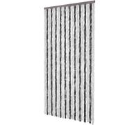 Moustiquaire Gris et blanc 100x220 cm Chenille