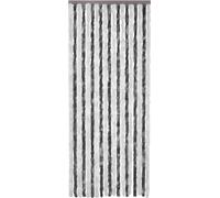 Moustiquaire Gris et blanc 90x200 cm Chenille