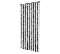 Moustiquaire Gris et blanc 90x220 cm Chenille