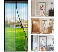 Moustiquaire - JRING - Porte Magnétique - 90x210cm - Fermeture Automatique - Anti insectes