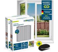 Moustiquaire magnétique pour fenêtre | Découpée sur mesure jusqu'à 150 x 130 cm | Fixation facile sans perçage ni vis | 2 pièces