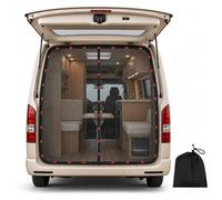 Moustiquaire Magnétique pour hayon VW T5 T6, Moustiquaire de Voiture Protection Contre Les Insectes, Rideau Van Aménagé Protection Solaire, Rideau de séparation pour Porte arrière, Camping，57 * 61in