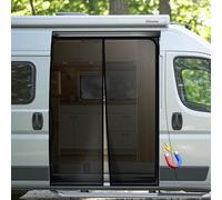 Moustiquaire Magnétique pour Van, 150 x 110 cm Aimants sur 4 Côtés,Protection Anti Insectes et Brise Vue Pour Porte Latérale Coulissante Universelle pour Fourgon, Camping Car