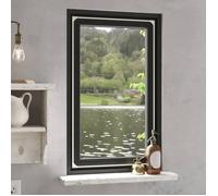 Moustiquaire magnétique - vidaXL - 80x140 cm - Blanc - Ajustable