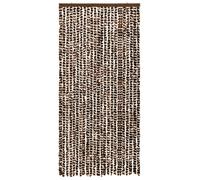 Moustiquaire Marron et blanc 100x220 cm Chenille