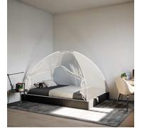 vidaXL Moustiquaire mongole avec portes 220 maille blanc 200x120x130 cm